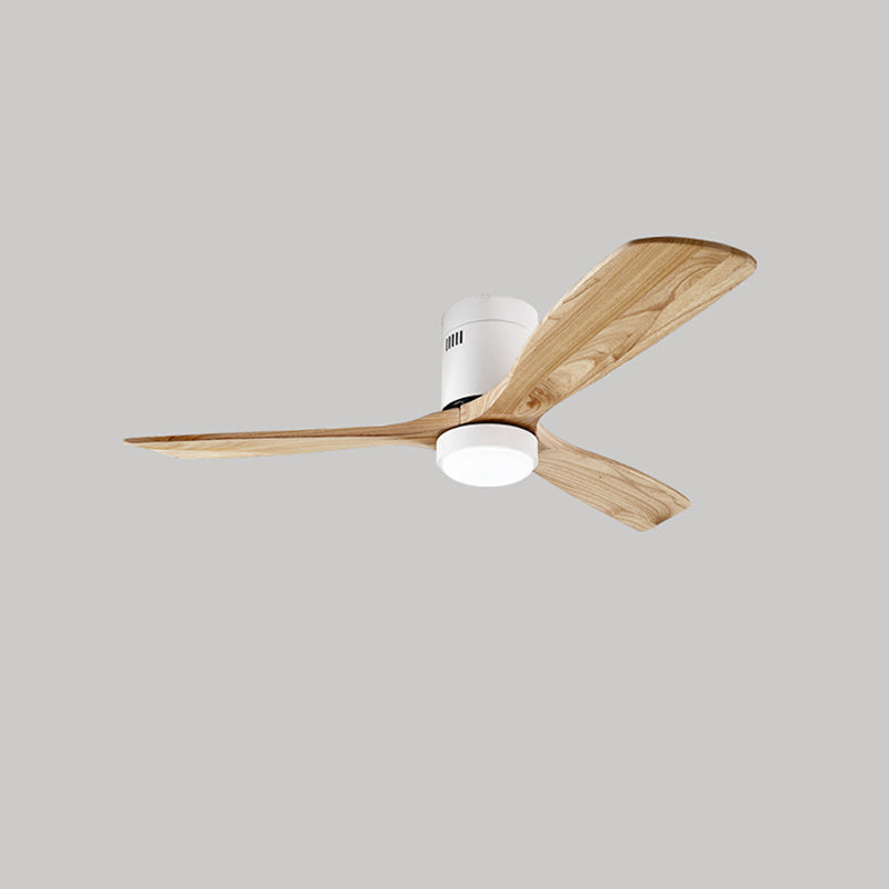 WOMO Mid-century Modern Hugger Ceiling Fan Lamp-WM5067