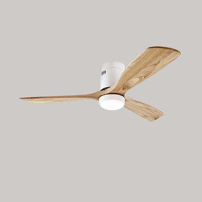 WOMO Mid-century Modern Hugger Ceiling Fan Lamp-WM5067