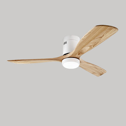 WOMO Mid-century Modern Hugger Ceiling Fan Lamp-WM5067