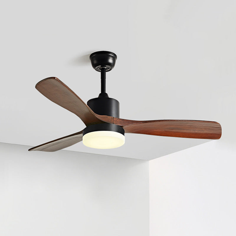 WOMO 3 Wood Blade Ceiling Fan Lamp-WM5068