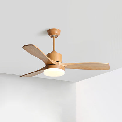 WOMO 3 Wood Blade Ceiling Fan Lamp-WM5068