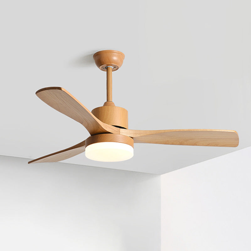 WOMO 3 Wood Blade Ceiling Fan Lamp-WM5068