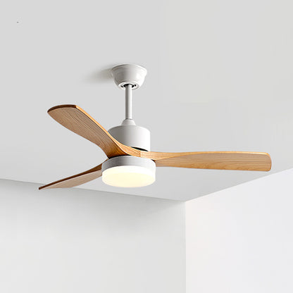 WOMO 3 Wood Blade Ceiling Fan Lamp-WM5068