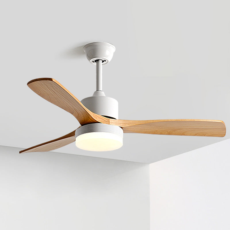 WOMO 3 Wood Blade Ceiling Fan Lamp-WM5068