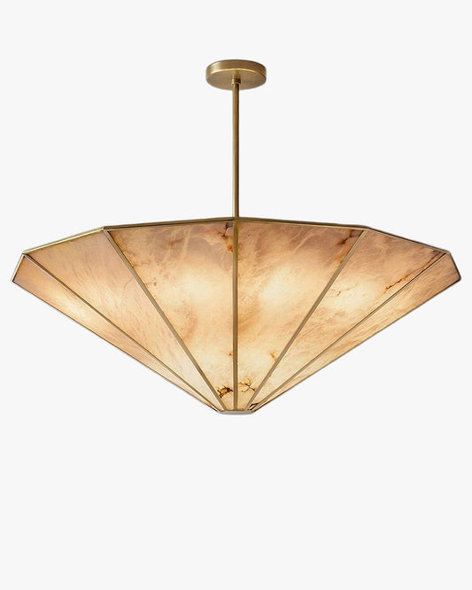 WOMO Alabaster Umbrella Chandelier - Lucette