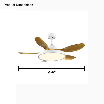 WOMO 5 Blade Large Ceiling Fan Lamp-WM5074