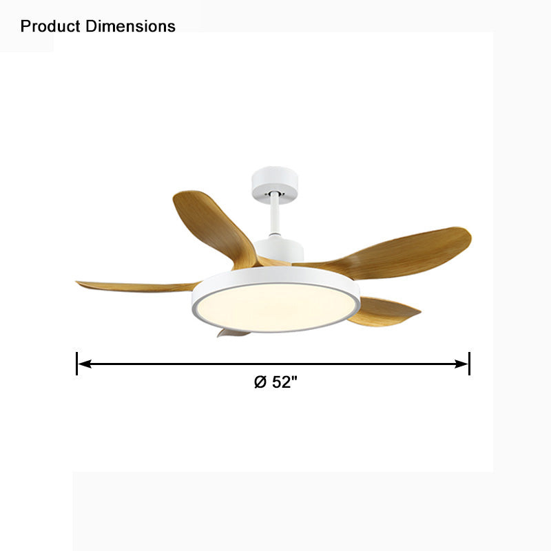 WOMO 5 Blade Large Ceiling Fan Lamp-WM5074