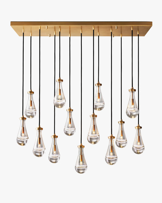 WOMO Raindrop Linear Chandelier – Rain