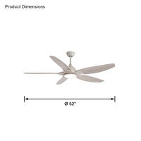 WOMO Modern Large Ceiling Fan Lamp-WM5076