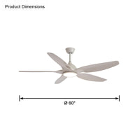 WOMO Modern Large Ceiling Fan Lamp-WM5076