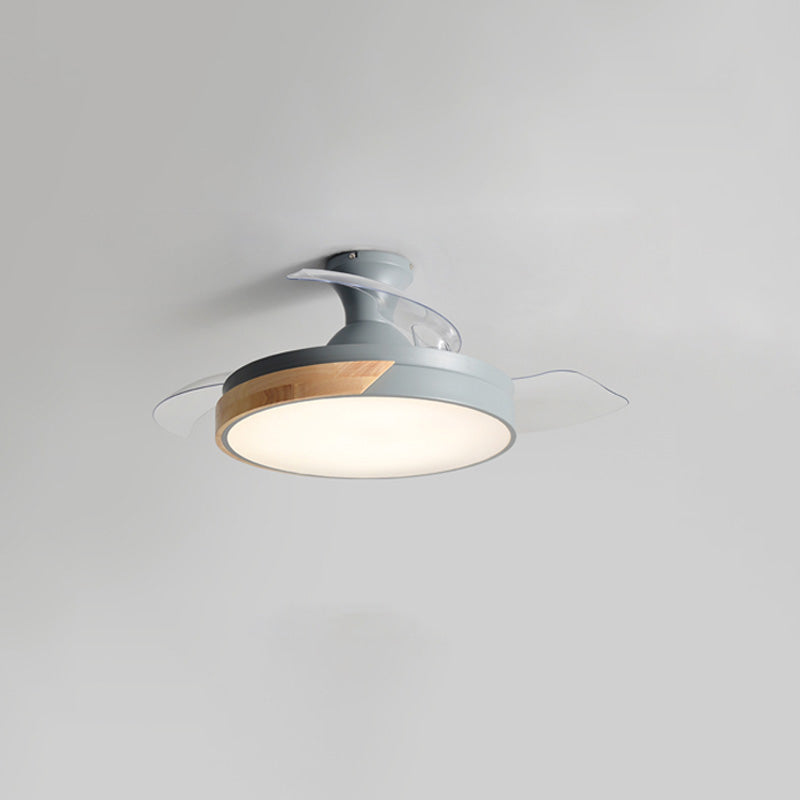 WOMO Scandi Low Profile Ceiling Fan Lamp-WM5077