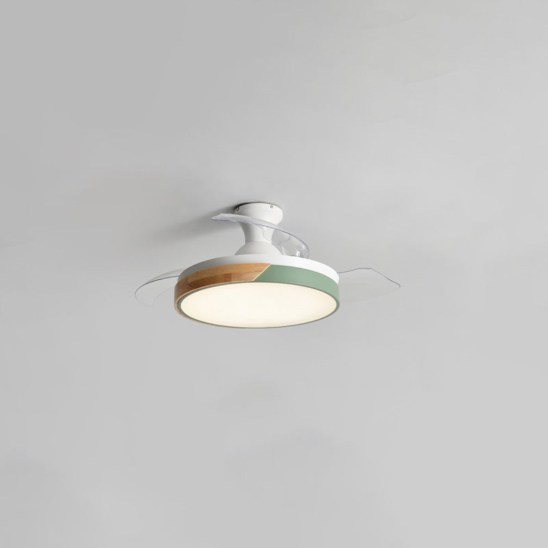 WOMO Scandi Low Profile Ceiling Fan Lamp-WM5077