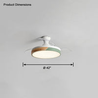 WOMO Scandi Low Profile Ceiling Fan Lamp-WM5077