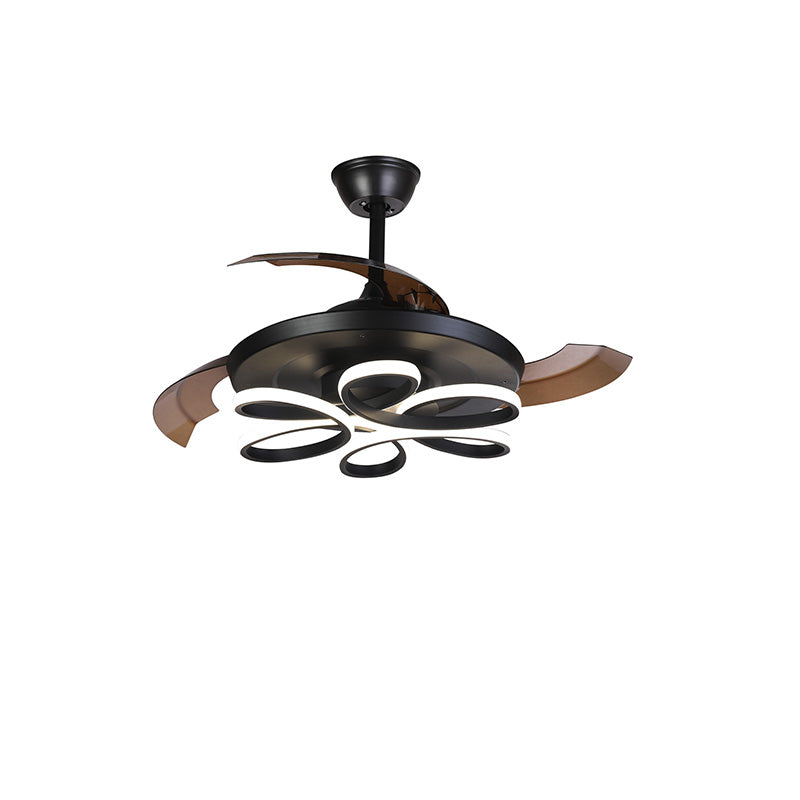 WOMO Unique Retractable Ceiling Fan Lamp-WM5081