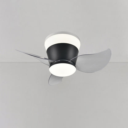 WOMO Small Low Profile Ceiling Fan Lamp-WM5084