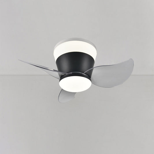 WOMO Small Low Profile Ceiling Fan Lamp-WM5084