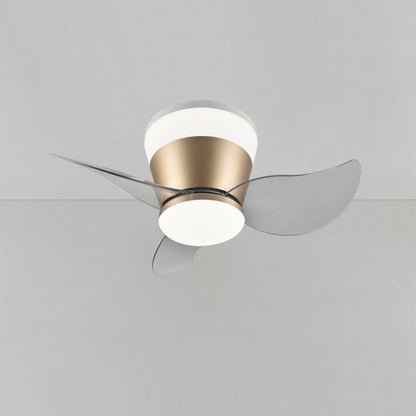 WOMO Small Low Profile Ceiling Fan Lamp-WM5084