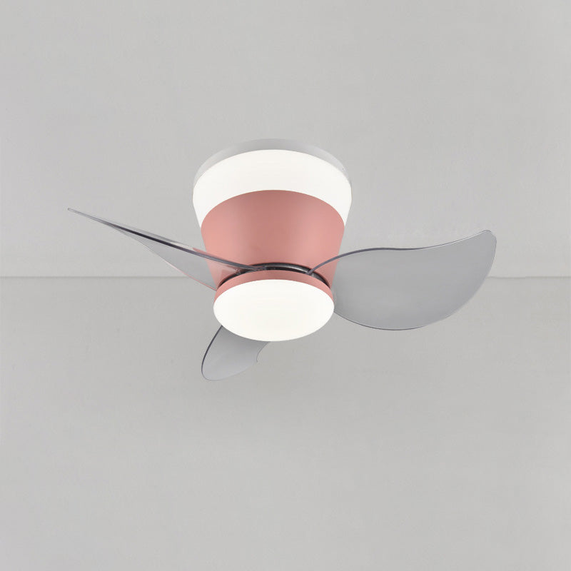 WOMO Small Low Profile Ceiling Fan Lamp-WM5084