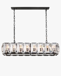WOMO Crystal Rectangular Chandelier – Harlow