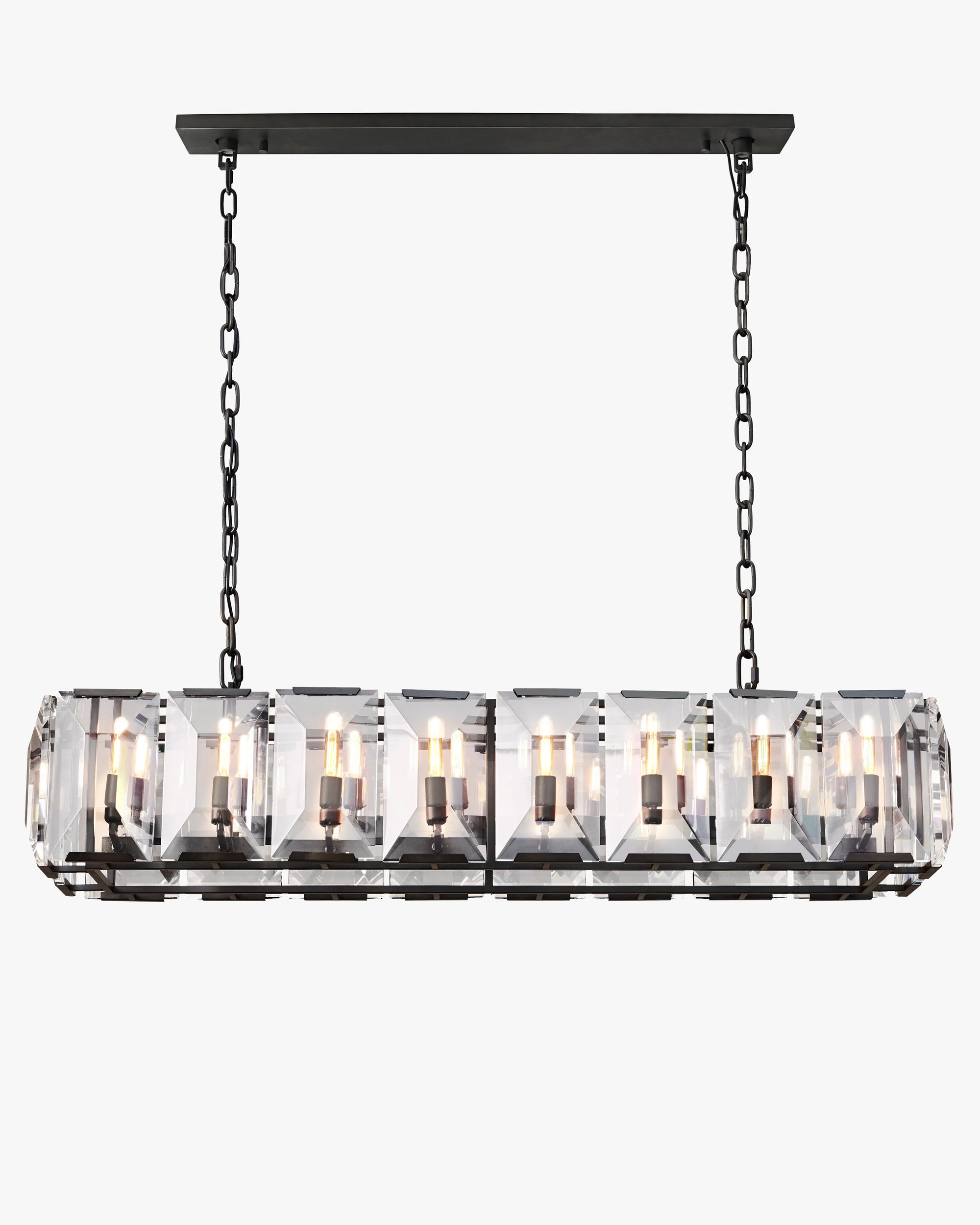 WOMO Crystal Rectangular Chandelier – Harlow