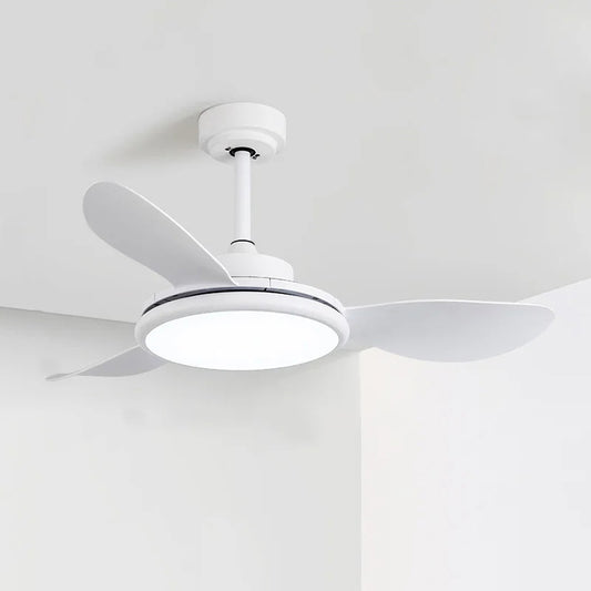 WOMO White Modern Ceiling Fan Lamp-WM5085