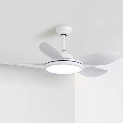 WOMO White Modern Ceiling Fan Lamp-WM5085