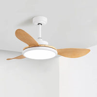 WOMO White Modern Ceiling Fan Lamp-WM5085