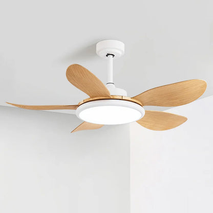 WOMO White Modern Ceiling Fan Lamp-WM5085