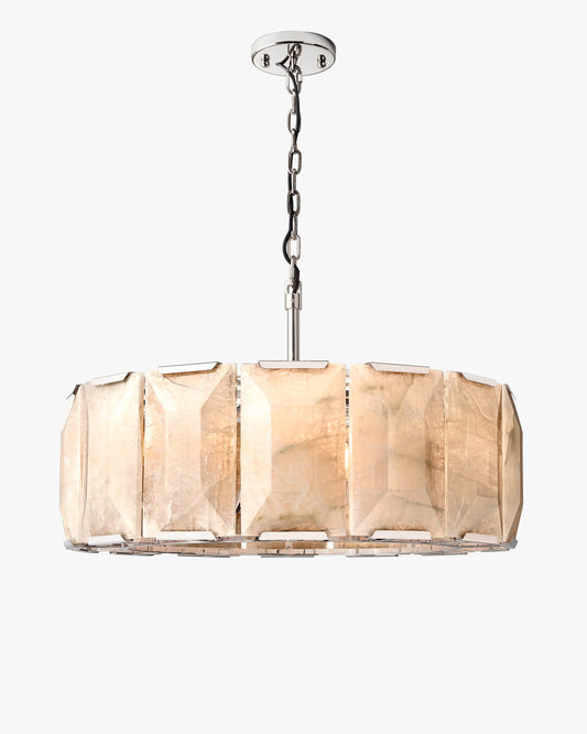WOMO Alabaster Round Chandelier – Harlow