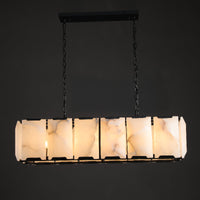 WOMO Alabaster Rectangular Chandelier – Harlow