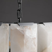 WOMO Alabaster Rectangular Chandelier – Harlow