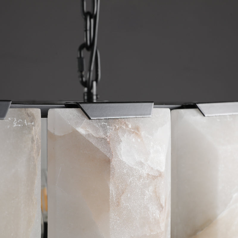 WOMO Alabaster Rectangular Chandelier – Harlow