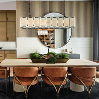 WOMO Alabaster Rectangular Chandelier – Harlow
