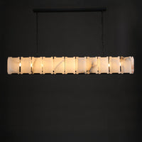 WOMO Alabaster Rectangular Chandelier – Harlow
