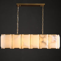 WOMO Alabaster Rectangular Chandelier – Harlow