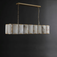 WOMO Alabaster Rectangular Chandelier – Harlow