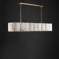 WOMO Alabaster Rectangular Chandelier – Harlow