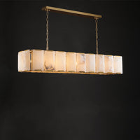 WOMO Alabaster Rectangular Chandelier – Harlow