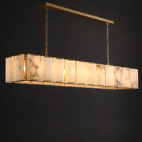 WOMO Alabaster Rectangular Chandelier – Harlow