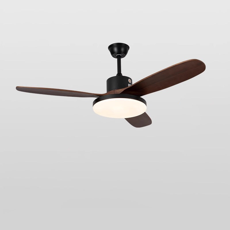 WOMO 3 Wood Blade Ceiling Fan Lamp-WM5090