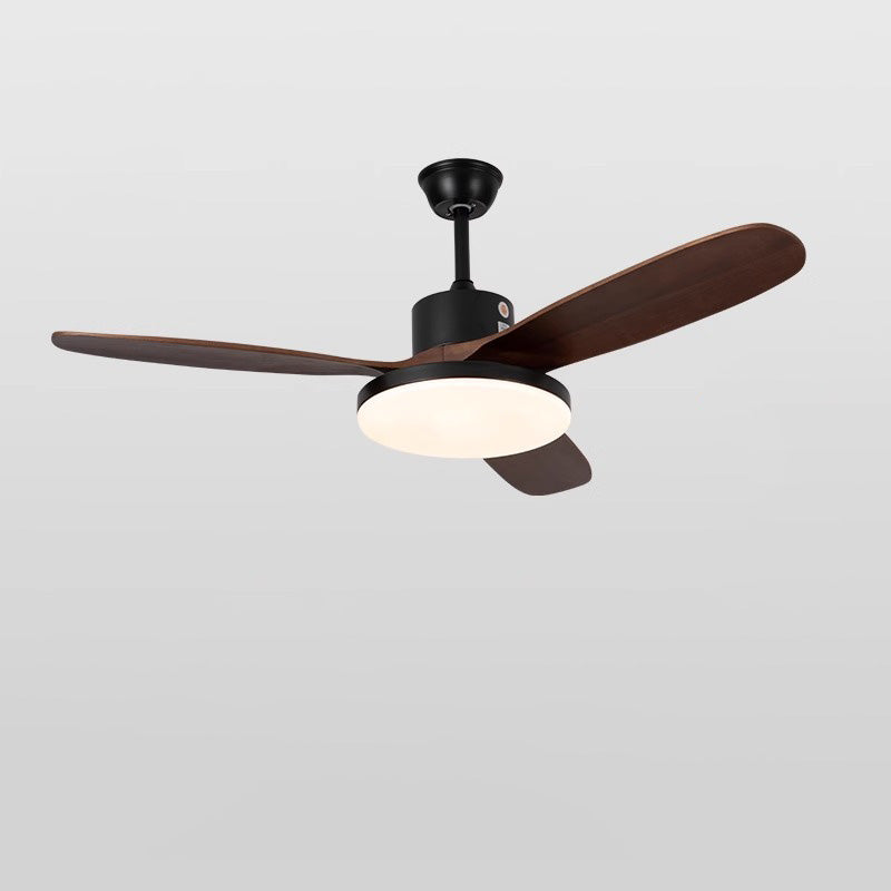 WOMO 3 Wood Blade Ceiling Fan Lamp-WM5090