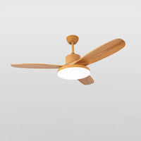 WOMO 3 Wood Blade Ceiling Fan Lamp-WM5090