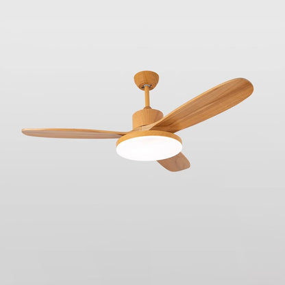 WOMO 3 Wood Blade Ceiling Fan Lamp-WM5090