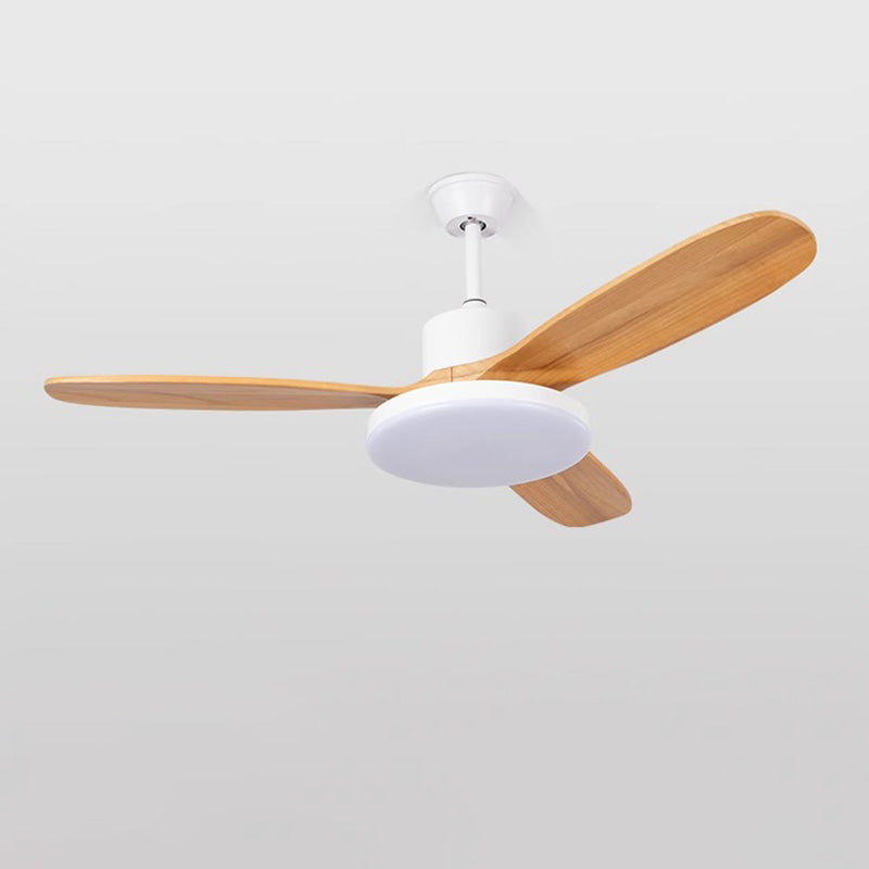 WOMO 3 Wood Blade Ceiling Fan Lamp-WM5090