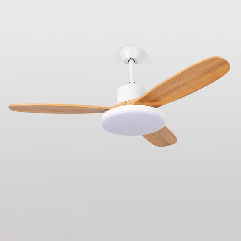 WOMO 3 Wood Blade Ceiling Fan Lamp-WM5090