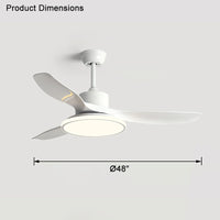WOMO 3 Blade Ceiling Fan Lamp-WM5091