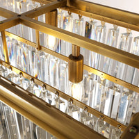 WOMO Crystal Prism Rectangular Chandelier - Odeon