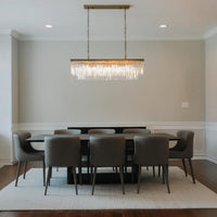 WOMO Crystal Prism Rectangular Chandelier - Odeon