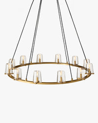 WOMO Hurricane Candle Ring Chandelier - Pauillac