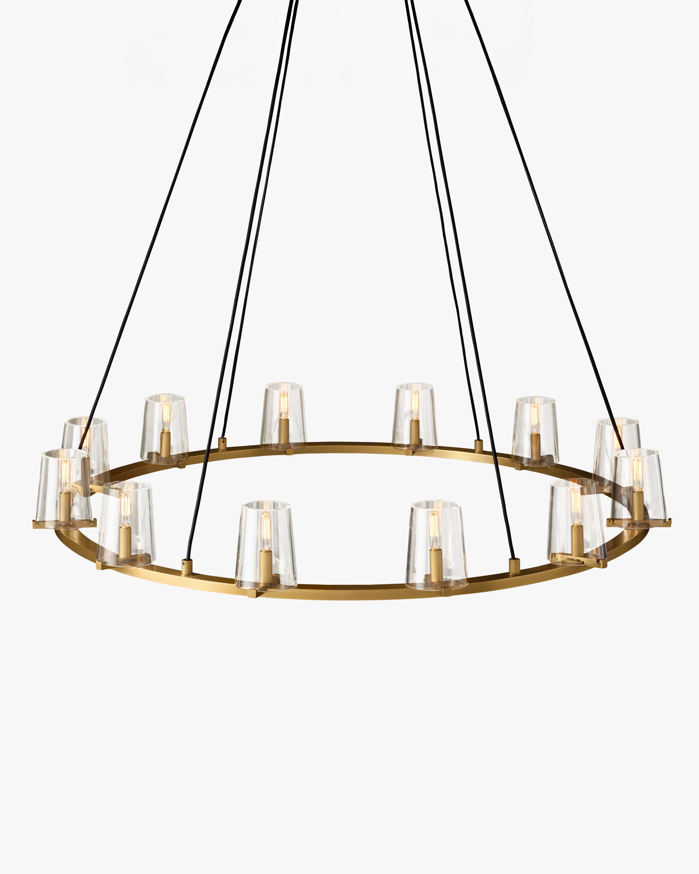 WOMO Hurricane Candle Ring Chandelier - Pauillac